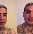 MC Guimê responde a comentários de seguidores que criticaram suas tatuagens no rosto.  Foto: Reprodução/ Redes Sociais