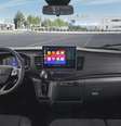 Painel da Transit tem itens atualizados, como o painel de instrumentos e a central multimídia - Ford/Divulgação Foto: Divulgação / Estadão