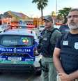 Policial Civil e Militar juntos ao lado de viatura da PMPE.  Foto: SDS/Divulgação / Portal de Prefeitura