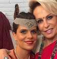 Mariana Maffeis com a mãe, Ana Maria, no dia de seu segundo casamento, em janeiro de 2020  Foto: Reprodução
