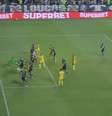 Igor Formiga vibra após fazer o gol do Mirassol no empate com o Vasco. Foto: Reprodução / Cazé TV / Jogada10