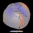 Nasa revela nova representação da Terra baseada em 1 bilhão de medições feitas por satélites ao longo de 15 anos Foto: Divulgação/NASA