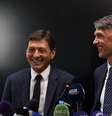 Leonardo e Maldini seriam os responsáveis por eleger novo treinador para a seleção italiana, mas deixaram função após 'cancelamento' de contratação de Pirlo. Foto: Divulgação/FIGC / Estadão