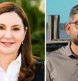 Hana Ghassan e Daniel Santos seguem empatados na disputa pelo governo do Pará  Foto: Montagem/Reprodução/Instagram