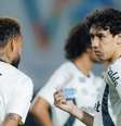 Neymar recebeu críticas nos últimos dias –  Foto: Raul Baretta/ Santos FC / Jogada10