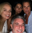 Luciano Huck e Angélica curtem férias com Matthew McConaughey e empresário de Madonna  Foto: Reprodução/Instagram