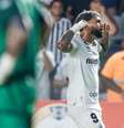 Gabigol perdeu boas oportunidades antes de marcar –  Foto: Raul Baretta/Santos FC / Jogada10