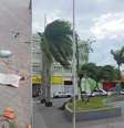 Até o meio dia desta quarta-feira, a cidade de Itanhaém (SP) havia registrado ventos de 103km/h  Foto: Divulgação/Defesa Civil de SP / Estadão