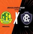 Foto: Arte Jogada10 - Legenda: Mirassol e Remo estão no Z4 / Jogada10