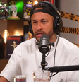 Neymar sugeriu punição a 'entradas maldosas' em entrevista ao podcast Podpah, em fevereiro de 2025 Foto: Reprodução/YouTube/Podpah