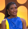 Erika Januza se emociona ao falar sobre decepção amorosa com Arlindinho  Foto: Reprodução/GNT