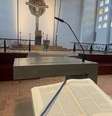 A Igreja São Pio, em Mannheim, divide-se entre missas católicas e cultos evangélicos  Foto: DW / Deutsche Welle