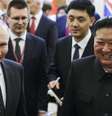 O presidente russo, Vladimir Putin, e o líder norte-coreano, Kim Jong-un, durante encontro em Pyongyang; aproximação entre os dois países ampliou a cooperação econômica e militar  Foto: RFI