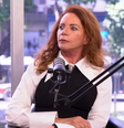 Leilane Neubarth no podcast "Tantos Tempos"   Foto: Reprodução/Youtube