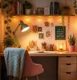 Descubra como criar cantinhos multifuncionais para trabalho, leitura, estudos ou lazer e aproveite cada espaço da casa com criatividade Foto: Reprodução/Canva / Bons Fluidos