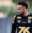 Neymar em treinamento pelo Santos.  Foto: Portal de Prefeitura