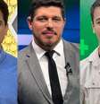 Kaio Cézar, Vinícius Ferreira e Lucas Tavares: a vida do jornalista atrás das câmeras não é fácil como muita gente imagina  Foto: Reproduções