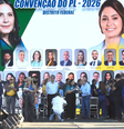 Com ausência de Michelle, PL oficializa candidaturas de ex-primeira-dama e Bia Kicis ao Senado  Foto: Reprodução/Flávio Bolsonaro/YouTube