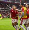 Alan Patrick, do Internacional, comemora o seu gol durante a partida de ida entre Internacional e Corinthians válida pelas oitavas de final da Copa do Brasil 2026, no Estádio Beira-Rio, em Porto Alegre, neste domingo, 2.  Foto: LEONARDO MAYER/AGÊNCIA F8 / Estadão
