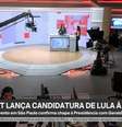 O cenário do 'Radar' impressiona e lembra o de canais internacionais como a britânica BBC News  Foto: Reprodução/TV