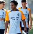 Endrick em treino pelo Real Madrid (Foto: Divulgação)  Foto: Endrick em treino pelo Real Madrid ( Divulgação) / Gávea News