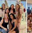Virginia ao lado das babás em festa de confraternização  Foto: Reprodução/Instagram/carinacosta1506