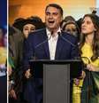 Lula e Flávio Bolsonaro nas convenções partidárias que oficializaram suas candidaturas à Presidência  Foto: Daniel Teixeira e Taba Benedicto/Estadão / Estadão