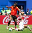 Jeremy Doku durante jogo contra os EUA na Copa - Foto: Alex Grimm/Getty Images / Jogada10