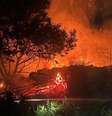 Incêndio no Piemonte, norte da Itália, no início de agosto Foto: ANSA / Ansa - Brasil