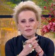 Ana Maria Braga chora ao falar de morte de amigo no Mais Você  Foto: Reprodução/Instagram