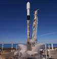 A colisão envolveu o segundo estágio de um foguete Falcon 9, da SpaceX, segundo informações da Nasa Foto: Divulgação/SpaceX
