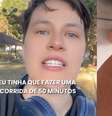 Corredora diz que tomou rasteira de dois homens em parque de São Paulo  Foto: Reprodução/TikTok/@atletadefimdesemana