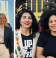 Chapas do DC e do UP são compostas 100% por mulheres  Foto: Reprodução/Instagram/clarianabarao27 | Reprodução/Instagram/samaramartinsup