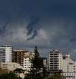 Nuvens escuras encobrem o céu em Caxias do Sul, na Serra Gaúcha, na quinta-feira, 6  Foto: MAICON DAMASCENO/ENQUADRAR/ESTADÃO CONTEÚDO