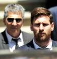 Jorge Messi e seu filho, Lionel  Foto: Photo by Joan Cros/ NurPhoto via Getty Images