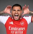 Bruno Guimarães foi anunciado pelo Arsenal neste sábado  Foto: Divulgação/Arsenal / Estadão
