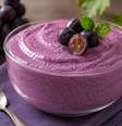 mousse de uva fit. Foto: SaúdeLAB