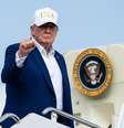 Trump teria embarcado em outro avião em operação secreta  Foto: ANSA / Ansa - Brasil
