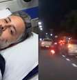 Ex-deputado é arremessado de moto após ser atingido por carro no Rio  Foto: 