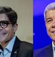 ACM Neto e Jerônimo Rodrigues estão na disputa pelo governo da Bahia  Foto: Divulgação/TV Band e PT