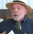 Lula em entrevista às comunicadoras do Não Inviabilize, Deia Freitas, e do As Cunhãs, Inês Aparecida e Hébely Rebouças  Foto: Reprodução/YouTube/Não Inviabilize
