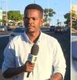 Kelven Melo, repórter da EPTV, afiliada da TV Globo em Franca, durante gravação de reportagem  Foto: @kelvenmelo via Instagram / Estadão