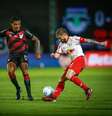 Eduardo Sasha, jogador do Red Bull Bragantino.   Foto: Ari Ferreira/Red Bull Bragantino / Esporte News Mundo