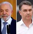 O presidente Lula e o senador Flávio Bolsonaro disputam as eleições de 2026 e aparecem mais bem posicionados nas pesquisas  Foto: Foto: Wilton Junior/Estadão / Estadão