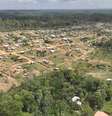 Área desmatada recebeu novas ocupações no Oiapoque, com moradores que chegam na esperança dos recursos do petróleo  Foto: Uesclei Costa / BBC News Brasil