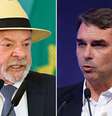 Detalhes da pesquisa Datafolha mostram entre quais públicos Lula e Flávio aparecem com vantagem  Foto: Getty Images / BBC News Brasil