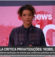 A apresentadora Aline Midlej   Foto: Reprodução/Globonews