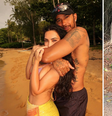 Lewis Hamilton e Kim Kardashian curtem juntos momentos de lazer.  Foto: Reprodução/ Redes Sociais
