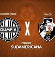 Foto: Arte Jogada10 - Legenda: Olimpia e Vasco se encontram no Paraguai / Jogada10