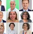 Candidatos a vice-presidente que declararam patrimônio   Foto: Montagem/Divulgação/TSE